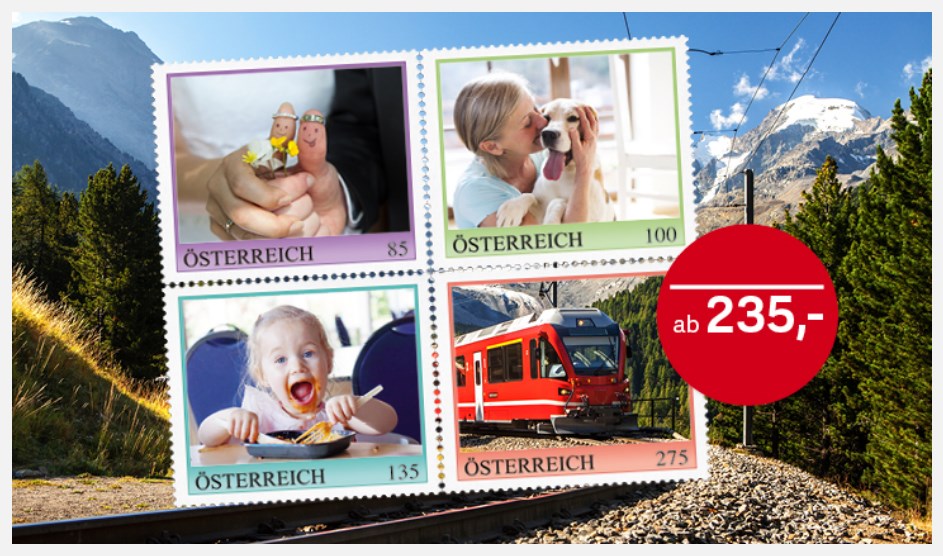 Персонифицированные почтовые марки