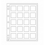 Лист для монет Grande ENCAP QUADRUM Mini. Leuchtturm