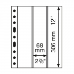 Лист Grande 3VC (прозрачный), на 3 ячейки. Leuchtturm