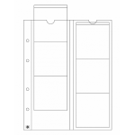 Лист Optima для монет в холдерах, на 6 ячеек. Leuchtturm