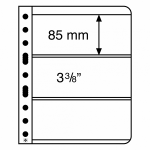 Лист Vario 3S (черный), на 6 ячеек. Leuchtturm