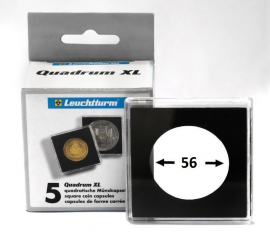 Капсула QUADRUM XL для монет - 56 мм. Leuchtturm