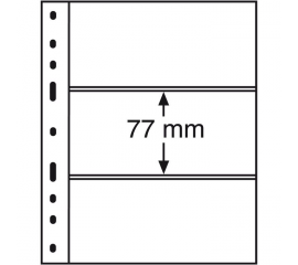 Лист Optima 3S (черный), на 6 ячеек. Leuchtturm