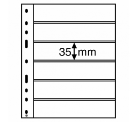 Лист Optima 6S (черный), на 6 ячеек. Leuchtturm