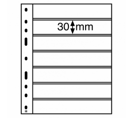 Лист Optima 7S (черный), на 7 ячеек. Leuchtturm