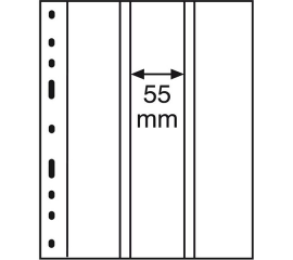 Лист Optima 3VC, на 3 банкноты. Leuchtturm