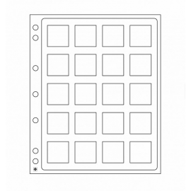 Лист для монет Grande ENCAP QUADRUM Mini. Leuchtturm