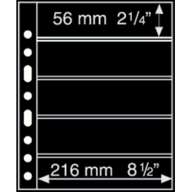 Лист Grande 5S (черный), на 10 ячеек. Leuchtturm