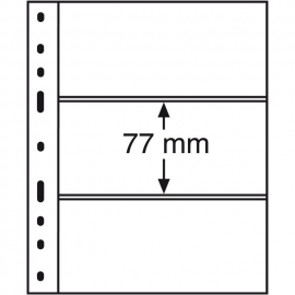 Лист Optima 3S (черный), на 6 ячеек. Leuchtturm