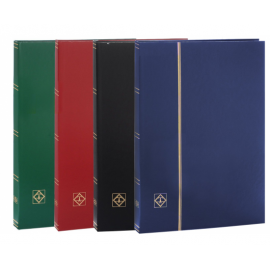 Альбом для марок BASIC, DIN A4 на 32 черные страницы. (Цвет: Черный) Leuchtturm