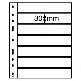 Лист Optima 7S (черный), на 7 ячеек. Leuchtturm