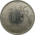 1 рубль 2012 ММД  AU
