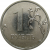 1 рубль 2012 ММД  AU