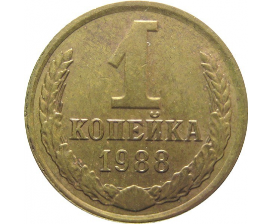 СССР 1 копейка 1988 AU