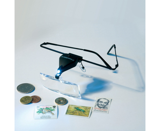 Лупа LU-200LED, увеличение 1.5, 2.5, 3.5. Leuchtturm