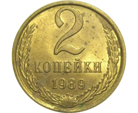 СССР 2 копейки 1989  AU
