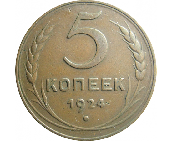 5 Копеек 1924. 5к1924. Копейка 5 рублей. 5 Копеек большая.