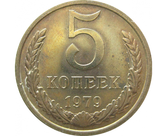 СССР 5 копеек 1979  XF