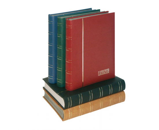 Альбом для марок Elegant Nubuk, на 60 страниц. Lindner, #1181