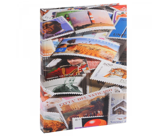 Альбом для марок STAMP, DIN A4, на 32 страницы (черные). Leuchtturm
