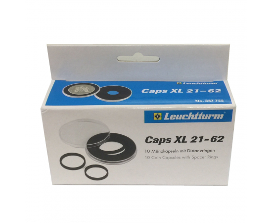 Капсула Caps XL для монет - 21-62 мм. Leuchtturm, #347755