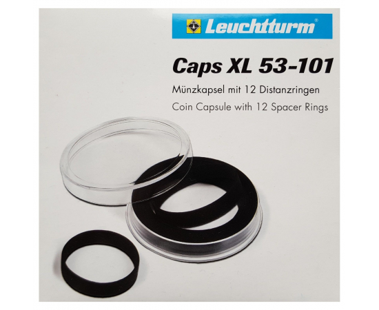 Капсула Caps XL для монет - 53-101 мм. Leuchtturm, #347616