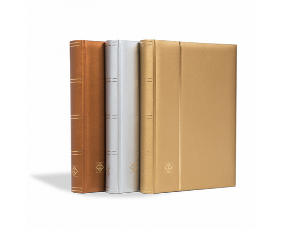 Альбом для марок Comfort «Metallic Edition» DIN A4, на 64 черные страницы. (Цвет: Золото) Leuchtturm