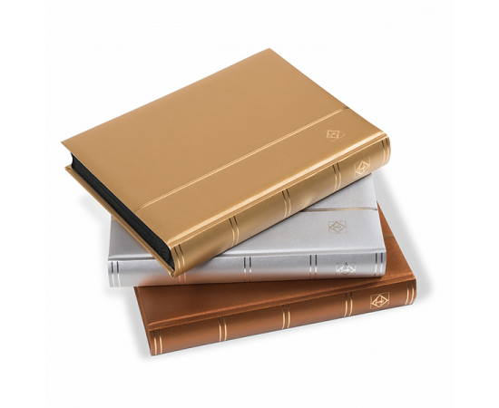 Альбом для марок Comfort «Metallic Edition» DIN A4, на 64 черные страницы. (Цвет: Золото) Leuchtturm