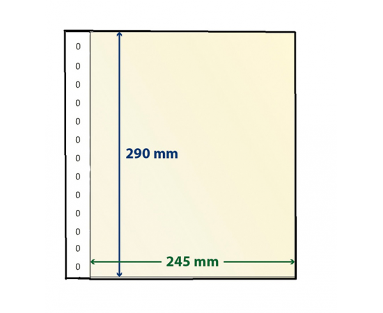 Лист Ringbinder EXCELLENT с 13-ти кольцевой механикой. Leuchtturm