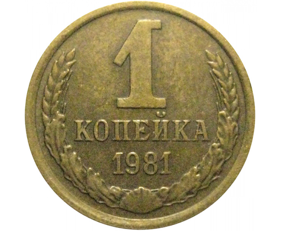 СССР 1 копейка 1981  XF