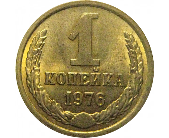 СССР 1 копейка 1976  XF