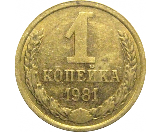 СССР 1 копейка 1981  XF