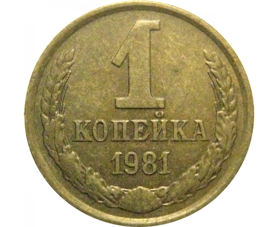 СССР 1 копейка 1981  XF