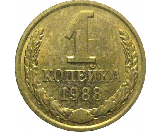 СССР 1 копейка 1988  AU