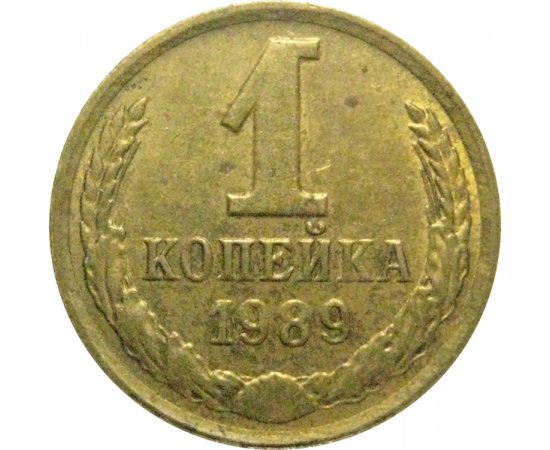 СССР 1 копейка 1989  XF