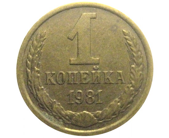 СССР 1 копейка 1981  XF