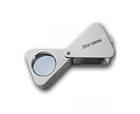 Лупа ювелирная треугольная 20х-18мм. MG23196A