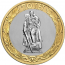 10 рублей 2015 "70-летие Победы в ВОВ 1941-1945 гг. Освобождение мира от фашизма." (мешковые) СПМД. UNC