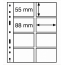 Лист Optima 4VC, на 8 банкнот. Leuchtturm
