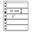 Лист Vario 5С (прозрачный), на 5 ячеек. Leuchtturm